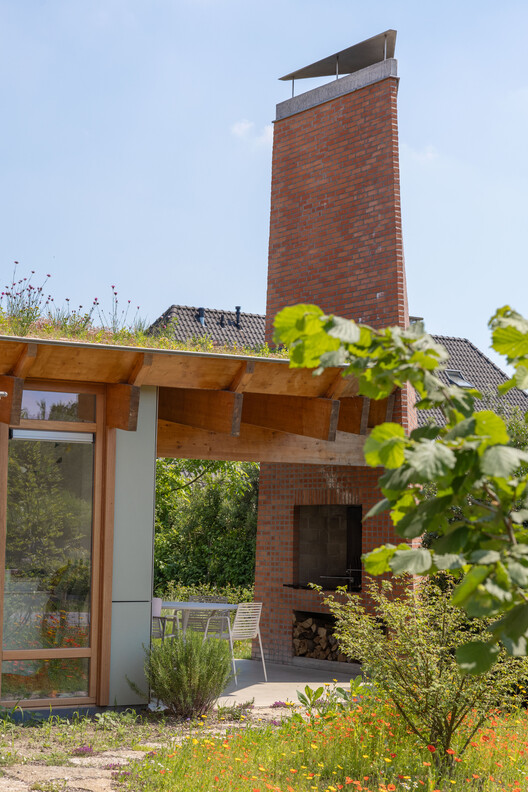 Hofbode II Semi-Detached House / Marge architecten - Exterior Photography, Garden, Brick