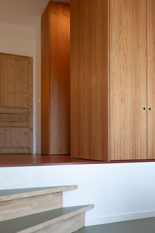 Hofbode II Semi-Detached House / Marge architecten - Interior Photography, Wood, Door