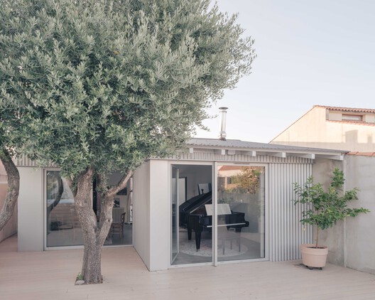 House SD / Atelier Ose Architecture - Exterior Photography, Concrete, Balcony, Courtyard