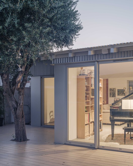 House SD / Atelier Ose Architecture - Exterior Photography, Door, Concrete, Balcony