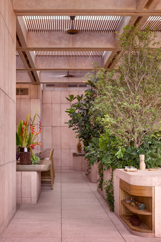 Restaurante Rubra / Ignacio Urquiza + apda Ana Paula de Alba - Fotografía de Interiores, Jardín, Patio Interior