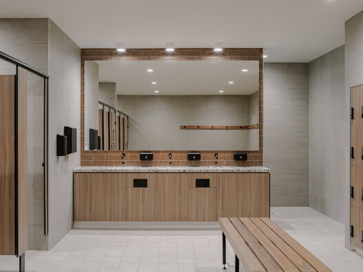 Coonawarra Willam Aquatic Center - Ivanhoe Grammar School / Peddle Thorp Architects - Interior Photography, Kitchen, Wood
