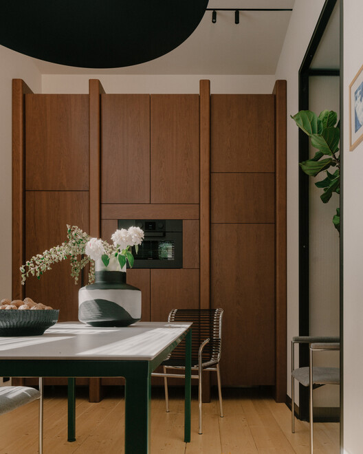 Apartment in the Center of Tbilisi / Numero Design Studio - Interior Photography, Dining room, Wood, Table, Chair