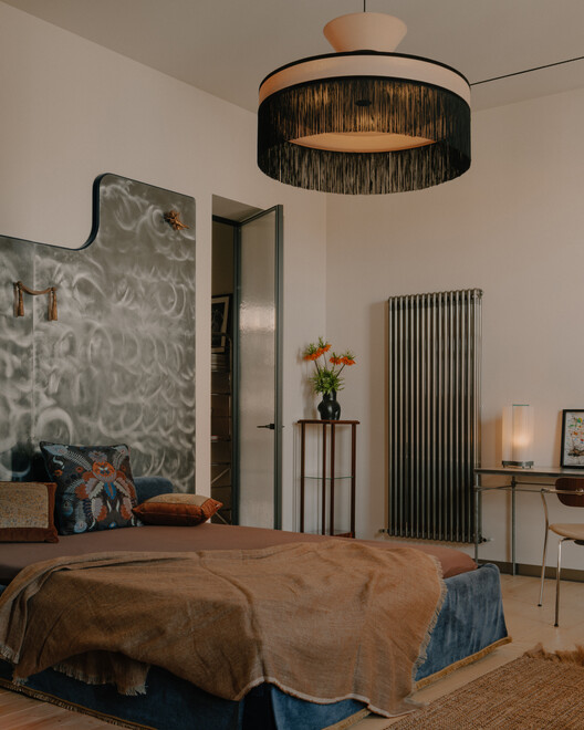 Apartment in the Center of Tbilisi / Numero Design Studio - Interior Photography, Bedroom, Bed, Wood, Lighting