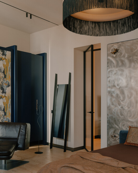 Apartment in the Center of Tbilisi / Numero Design Studio - Interior Photography, Wood, Bedroom, Lighting, Bed, Chair