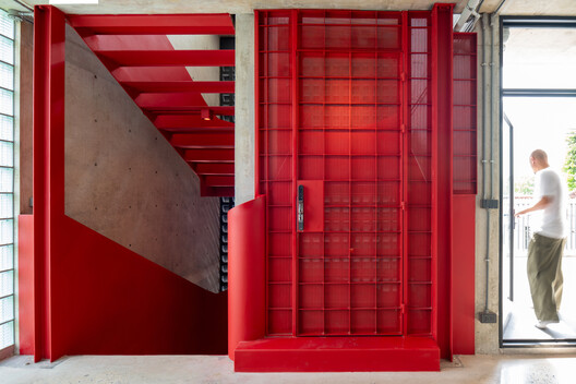 P Home / Studio Krubka P Home / Studio Krubka - Interior Photography, Wood, Door, Stairs