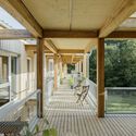 Wohnen Hoch Drei Building Community / Limbrock Tubbesing Architekten - Interior Photography, Residential Architecture, Balcony, Beam