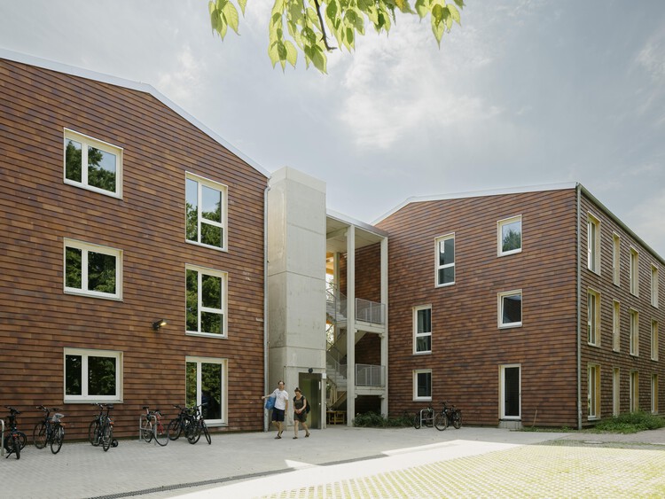 Conjunto Residencial Wohnen Hoch Drei / Limbrock Tubbesing Architekten - Fotografia de Exterior