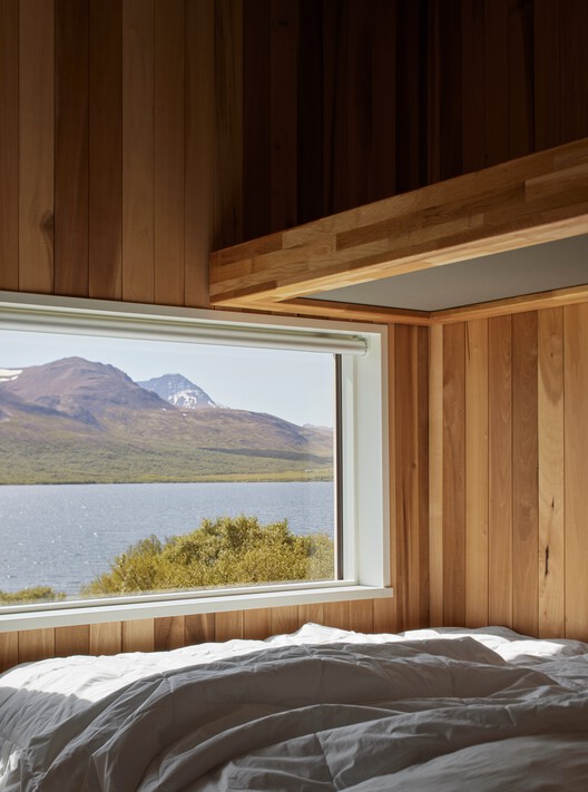 Holiday Home in Iceland / Teiknistofan Tröð Holiday Home in Iceland / Teiknistofan Tröð - Interior Photography, Bedroom, Wood, Bed