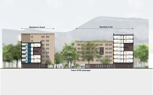 Joséphine Baker Student Residence / Ateliers A+ + Atelier Métis Joséphine Baker Student Residence / Ateliers A+ + Atelier Métis - Image 27 of 29