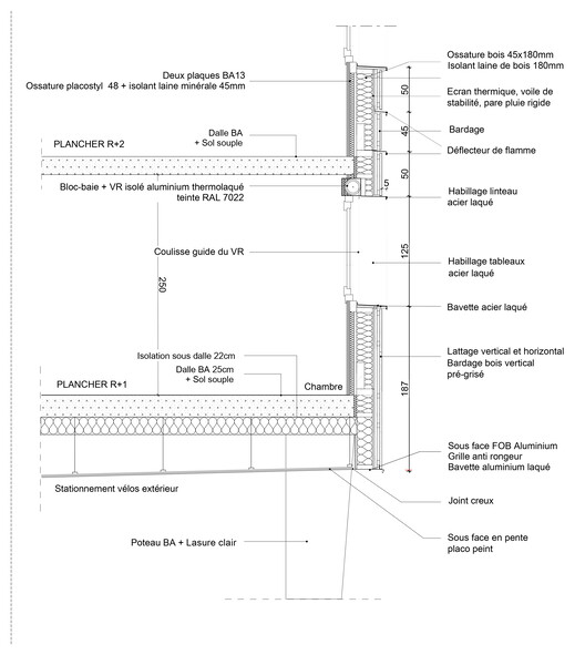 Joséphine Baker Student Residence / Ateliers A+ + Atelier Métis Joséphine Baker Student Residence / Ateliers A+ + Atelier Métis - Image 28 of 29
