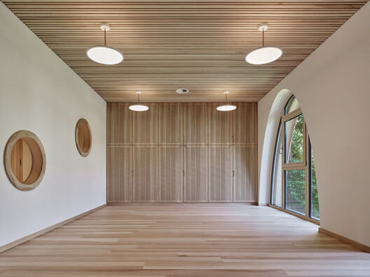 Allesamt Familycenter / Christian Schmoelz Architekt - Interior Photography, Wood, Lighting
