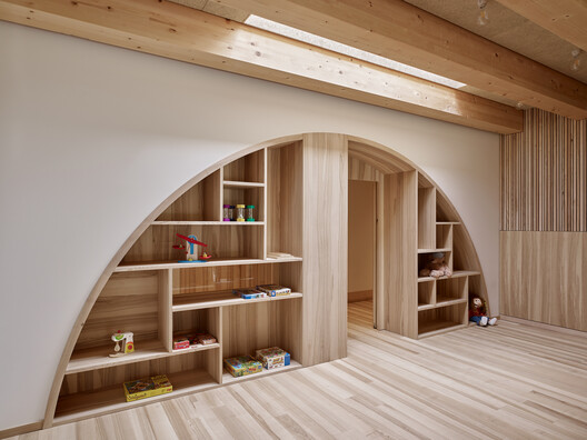 Allesamt Familycenter / Christian Schmoelz Architekt - Interior Photography, Closet, Wood, Shelving