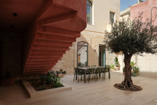Residencia Dar It-Tarag / Periti Studio - Fotografía interior, Comedor, Patio interior