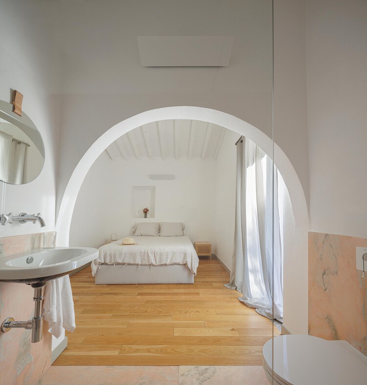 Monte Do Divor / Vasco Burnay Arquitectura - Fotografia de Interiores, Dormitório, Madeira, Cama, Iluminação