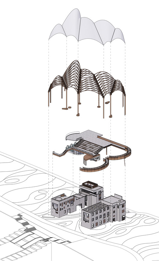 Centro Turístico del muelle Hualinggang de Yueyang / WANG HUI | URBANUS - Imagen 24 de 34