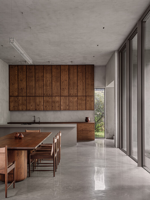 Zen House / Studio Nirvana - Interior Photography, Kitchen, Wood, Concrete