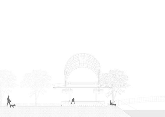 Bauhaus Earth transforma un estacionamiento en desuso en un pabellón comunitario de bambú en Bali, Indonesia - Imagen 16 de 21