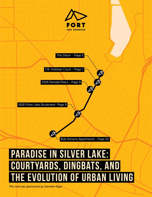Paradise in Silver Lake - Courtyards, Dingbats, and Density Dreams - Free Self Guided Architectural Trail Map - Image 1 of 1