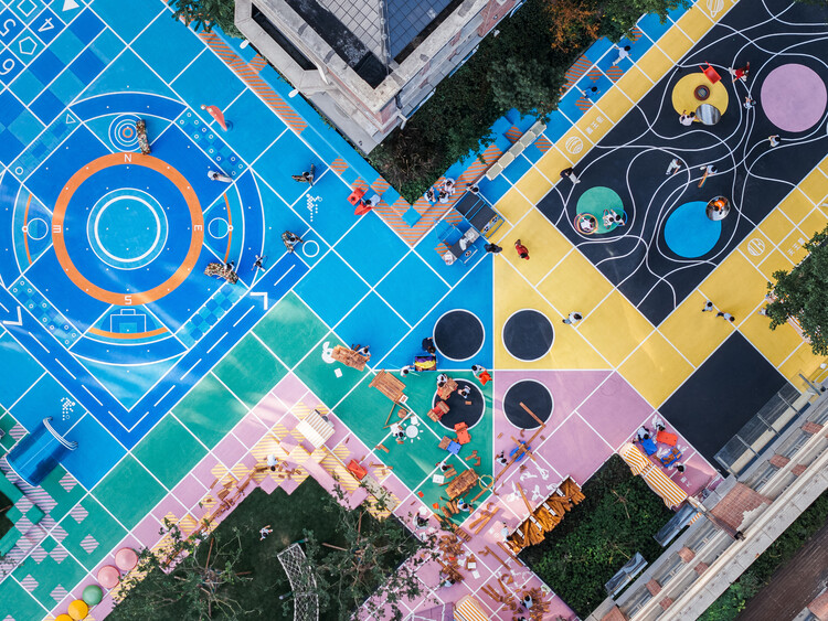 飞行棋幼儿园 / VIA 维亚景观 - 鸟瞰图