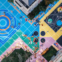Flying Chess Kindergarten / VIASCAPE design - Aerial View Photography