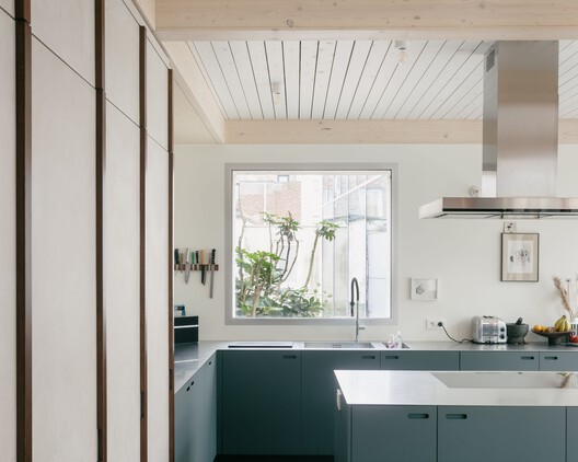 Household Practice / FELT architecture & design - Interior Photography, Kitchen, Countertop, Wood, Lighting, Glass, Sink