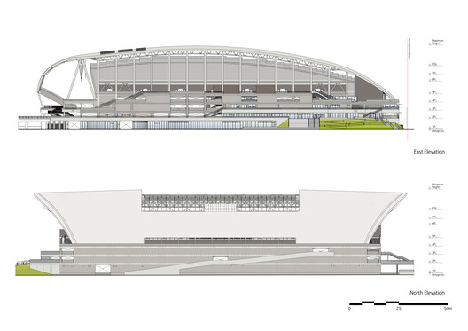 Edion Peace Wing Hiroshima / TOHATA ARCHITECTS & ENGINEERS, INC. + ENVIRONMENT DESIGN INSTITUTE + TAISEI DESIGN Planners Architects & Engineers Edion Peace Wing Hiroshima / TOHATA ARCHITECTS & ENGINEERS, INC. + ENVIRONMENT DESIGN INSTITUTE + TAISEI DESIGN Planners Architects & Engineers - Image 28 of 30
