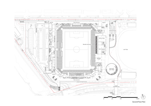 Edion Peace Wing Hiroshima / TOHATA ARCHITECTS & ENGINEERS, INC. + ENVIRONMENT DESIGN INSTITUTE + TAISEI DESIGN Planners Architects & Engineers Edion Peace Wing Hiroshima / TOHATA ARCHITECTS & ENGINEERS, INC. + ENVIRONMENT DESIGN INSTITUTE + TAISEI DESIGN Planners Architects & Engineers - Image 24 of 30