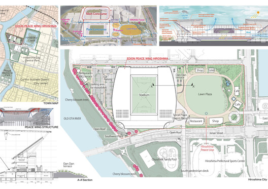 Edion Peace Wing Hiroshima / TOHATA ARCHITECTS & ENGINEERS, INC. + ENVIRONMENT DESIGN INSTITUTE + TAISEI DESIGN Planners Architects & Engineers Edion Peace Wing Hiroshima / TOHATA ARCHITECTS & ENGINEERS, INC. + ENVIRONMENT DESIGN INSTITUTE + TAISEI DESIGN Planners Architects & Engineers - Image 22 of 30