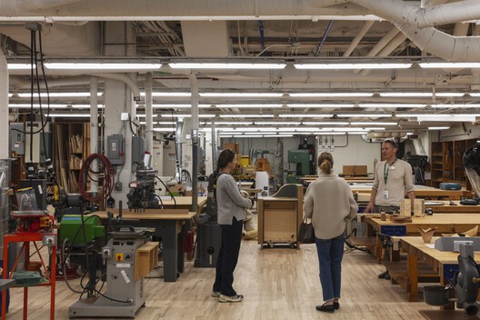 霍普金斯艺术中心 / Snøhetta - 室内图, 木头, 灯