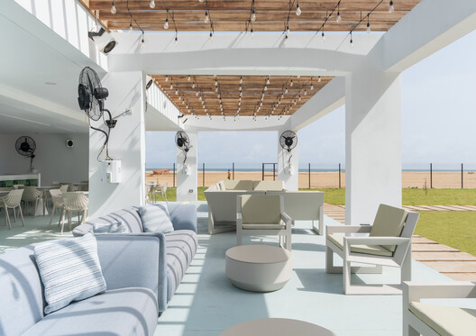 Fowóralé II. - Beach House / Oshinowo Studio - Interior Photography, Living Room, Chair, Balcony, Patio