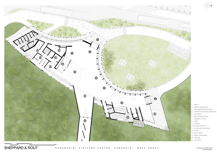 Centro de visitantes de Punangairi / Sheppard & Rout Architects - Imagen 26 / 30