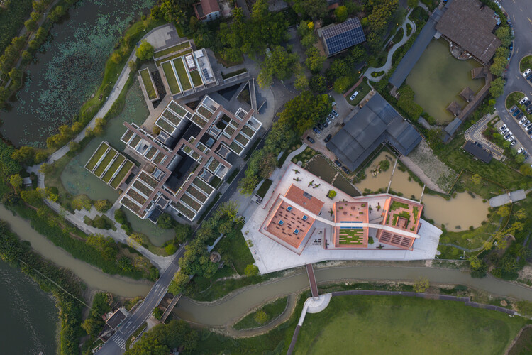 塱头耕学+研学中心 / 非常建筑 - 建筑图, 鸟瞰图