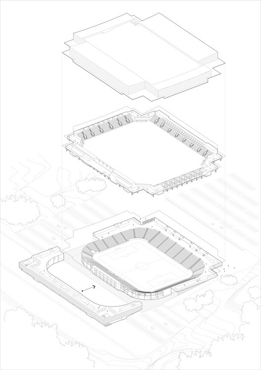 Proyecto Modernización Estadio Universidad Católica/IDOM - Imagen 38 de 44