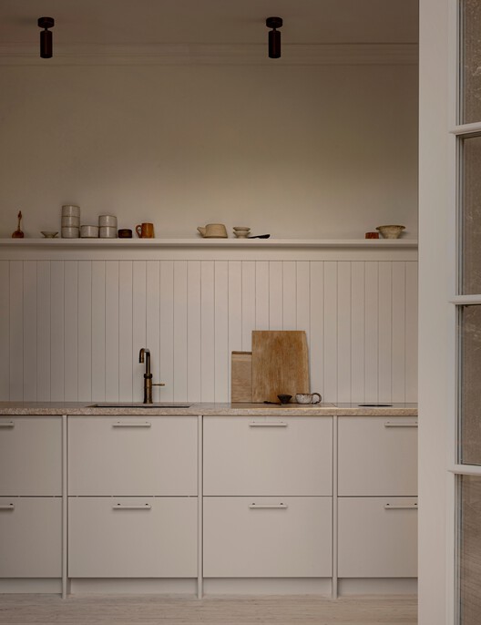 Guest House No. 16 / NORM Architects - Interior Photography, Kitchen, Wood, Countertop, Sink