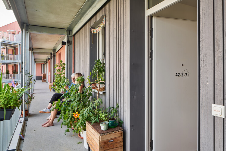 Vivienda compartida en Múnich / AllesWirdGut Architektur - fotografía de interiores, madera, hormigón, sillas