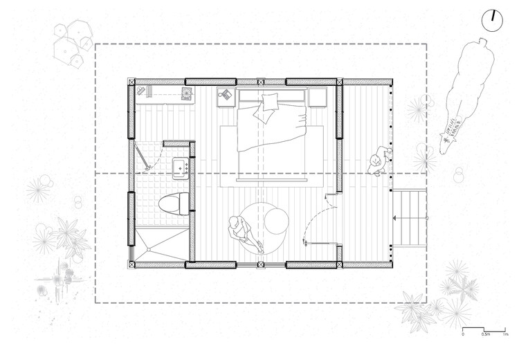 Módulo habitacional La Bocatoma / Estudio Cubbil - Imagen 18 de 22