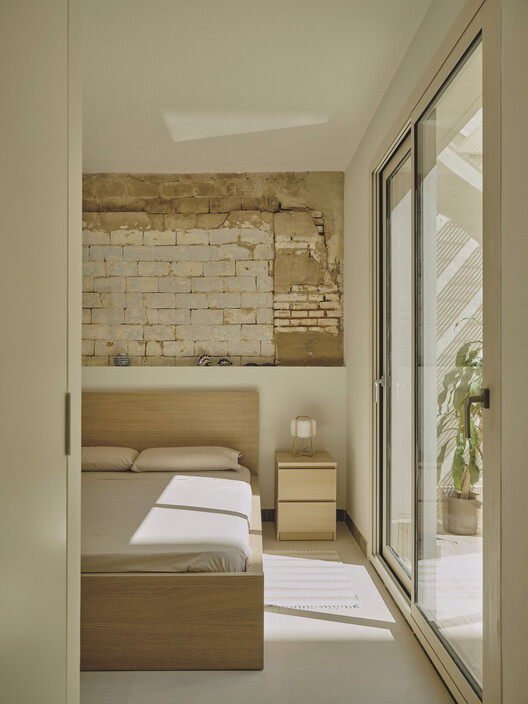 Casa Estels / ENDALT Arquitectes - Fotografía de Interiores, Dormitorio, Madera, Cama, Iluminación