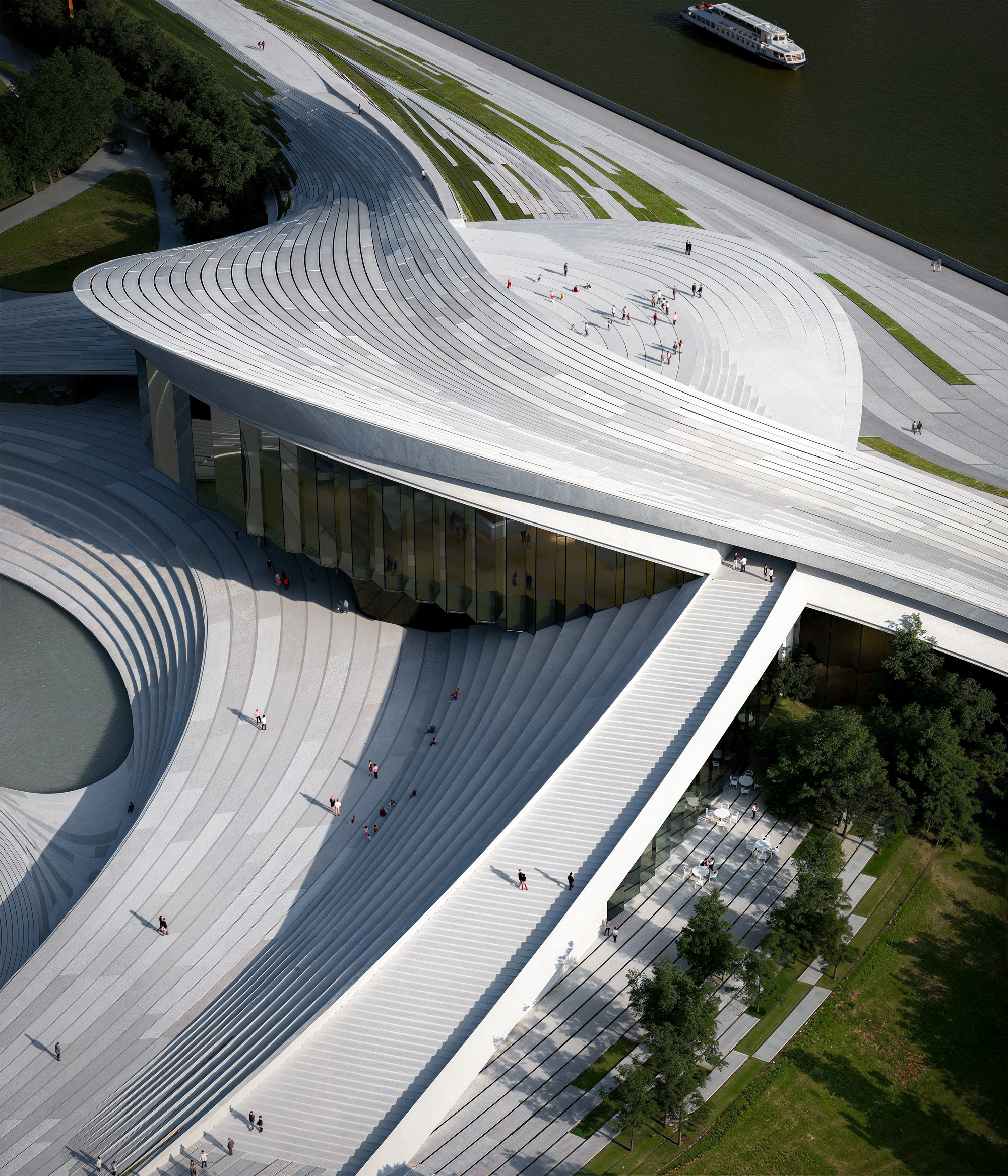 Gallery of Snøhetta Selected to Design the New Qiantang Bay Art Museum in...