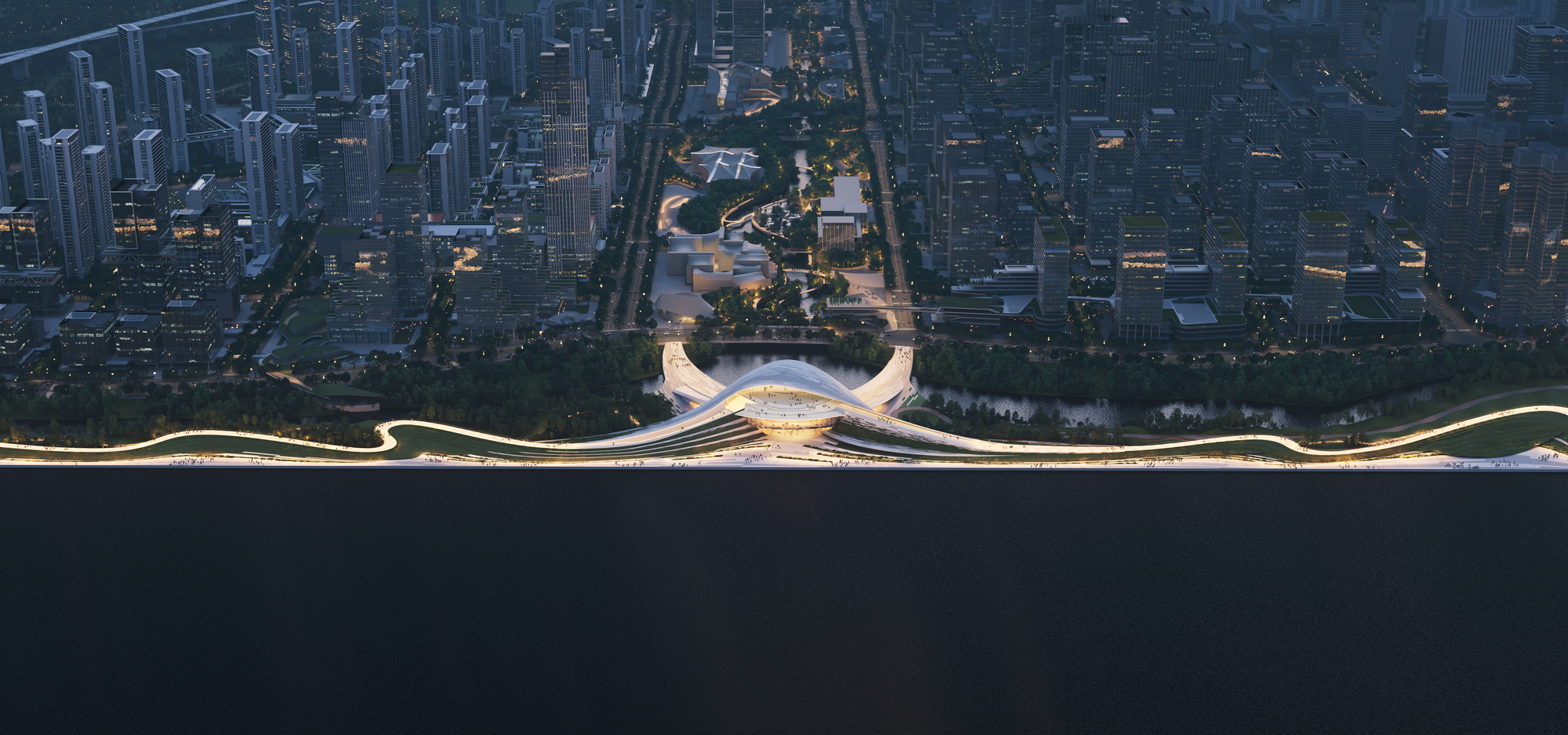 Gallery of Snøhetta Selected to Design the New Qiantang Bay Art Museum in...