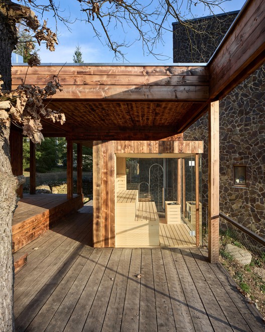 Casa Medník / päivä architekti - Fotografia de Exterior, Madeira, Viga