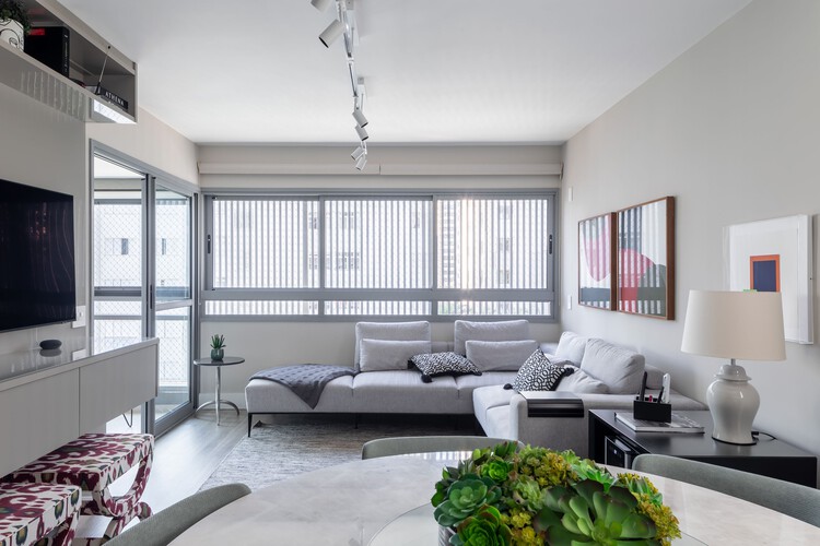 Edifício Cotoxó / SIAA + Eduardo de Almeida - fotografía de interiores, sala, sillón, mesa, iluminación, sillas