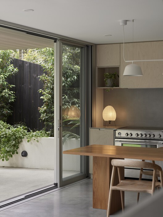 Tighty Whitey House / Maytree Studios Tighty Whitey House / Maytree Studios - Interior Photography, Kitchen, Wood, Door, Chair, Glass, Countertop