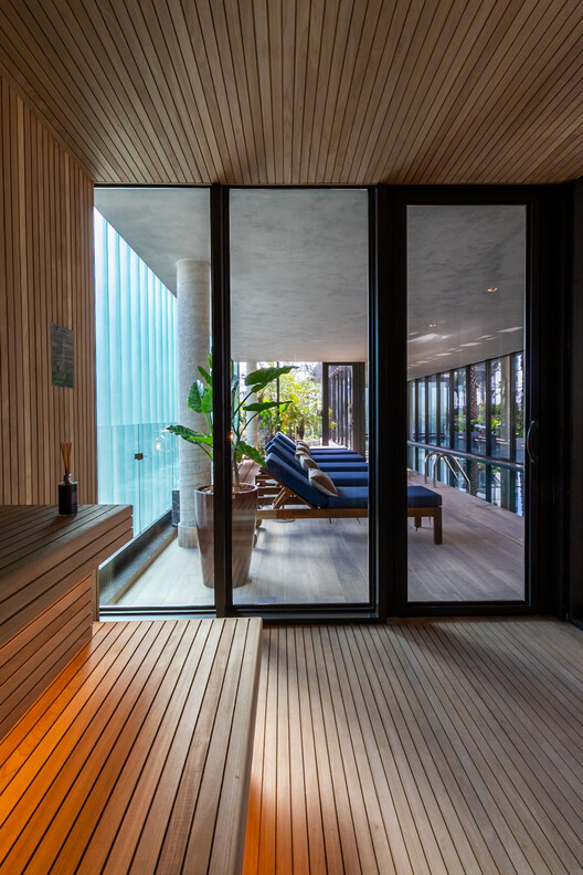 Edifício ParkView / aflalo/gasperini arquitetos - Fotografia de Interiores, Madeira, Terraço, Balcão