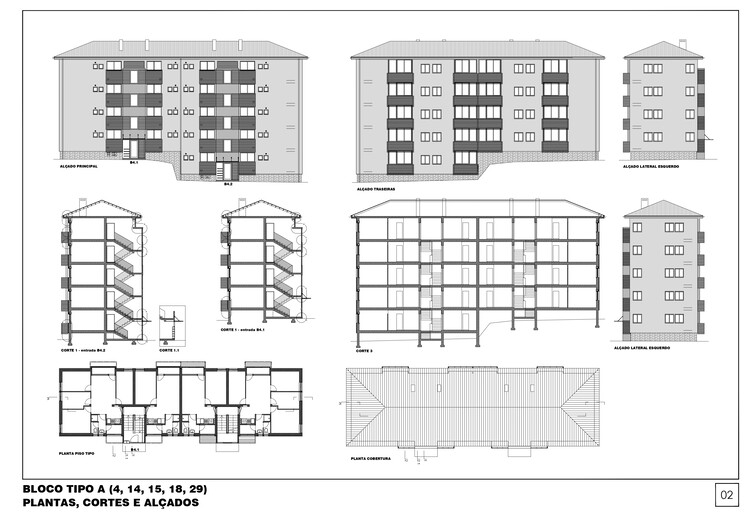 Reabilitação dos edifícios do Bairro do Cerco do Porto / Virgínio Moutinho Arquitectos + José Gigante Arquitecto - Imagem 22 de 34