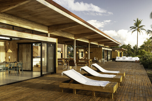 Modular Bahia / UNA Barbara e Valentim - Fotografía exterior, Madera, Terraza, Fijación Vigas