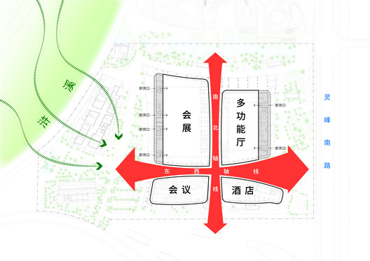 安吉国际会展中心 / 法国何斐德建筑设计+启迪设计 - 40 的图像 41