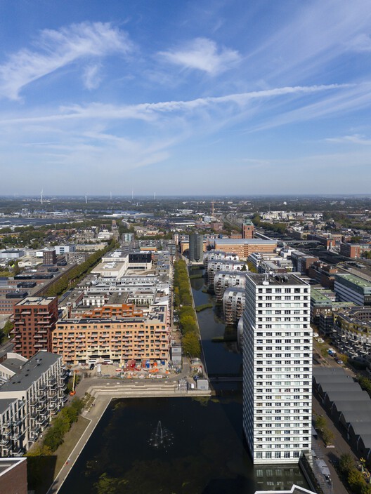 Edificio residencial Palazzo Paleiskwartier / Benthem Crouwel Architects - Fotografía exterior, Ciudad, Fotografía aérea