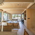 Conjunto Cachagua II / PAR Arquitectos - fotografía de interiores, madera, terraza, sillas