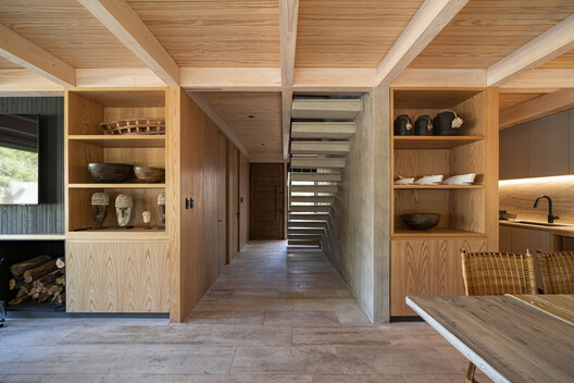Conjunto Cachagua II / PAR Arquitectos Conjunto Cachagua II / PAR Arquitectos - Fotografía interior, Cocina, Madera, Fijación Vigas